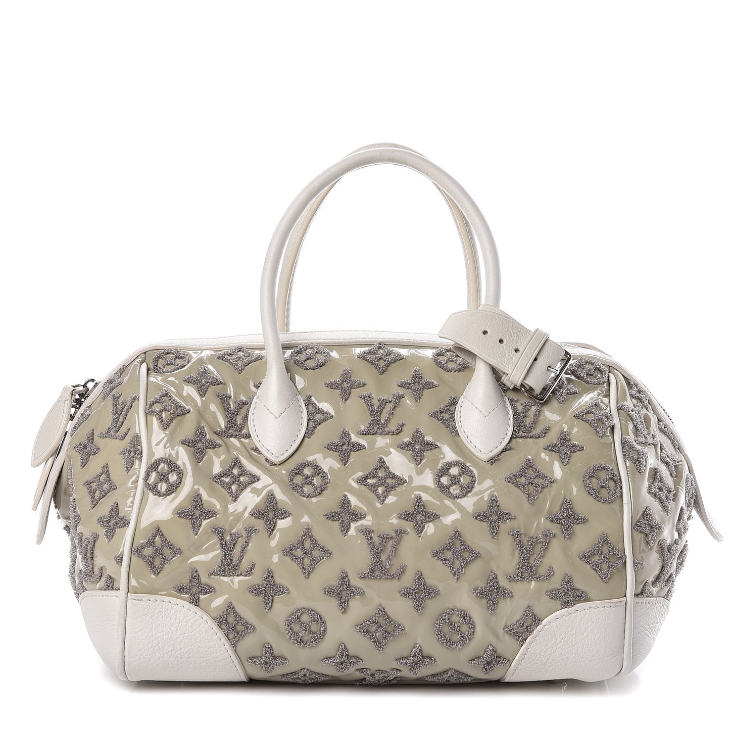 Monogram Bouclettes Speedy Round Perle