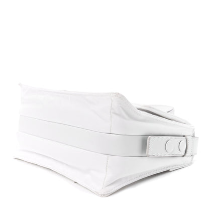 Prada Re-Nylon Vitello Padded Small Flap Shoulder Bag White 10 of 12