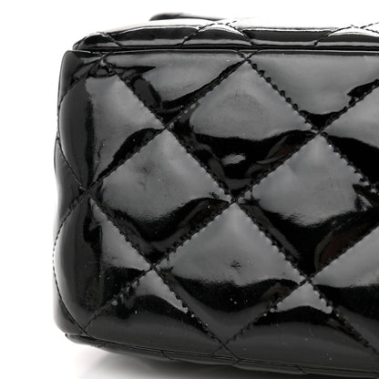 Chanel Patent Quilted Jumbo Double Flap Black 16 of 18