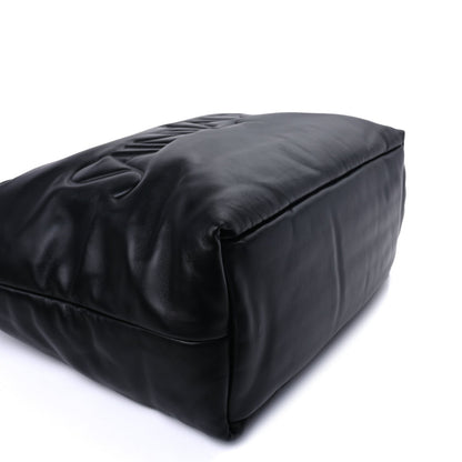 Saint Laurent Lambskin Wide Puffer Tote Black 8 of 8