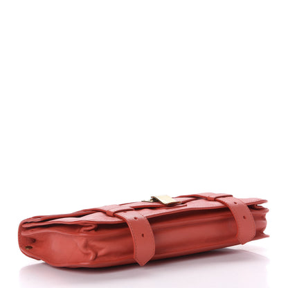 Proenza Schouler Lambskin PS1 Pochette Clutch Deep Coral 4 of 12