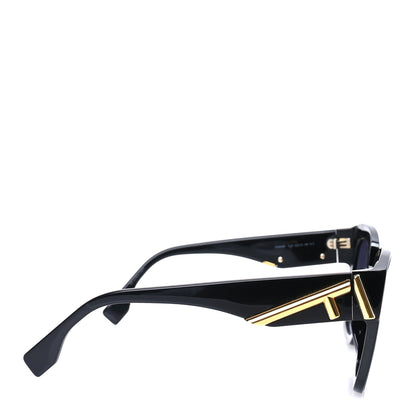 Fendi Acetate  First Round Sunglasses FE401351  Black 3 of 7
