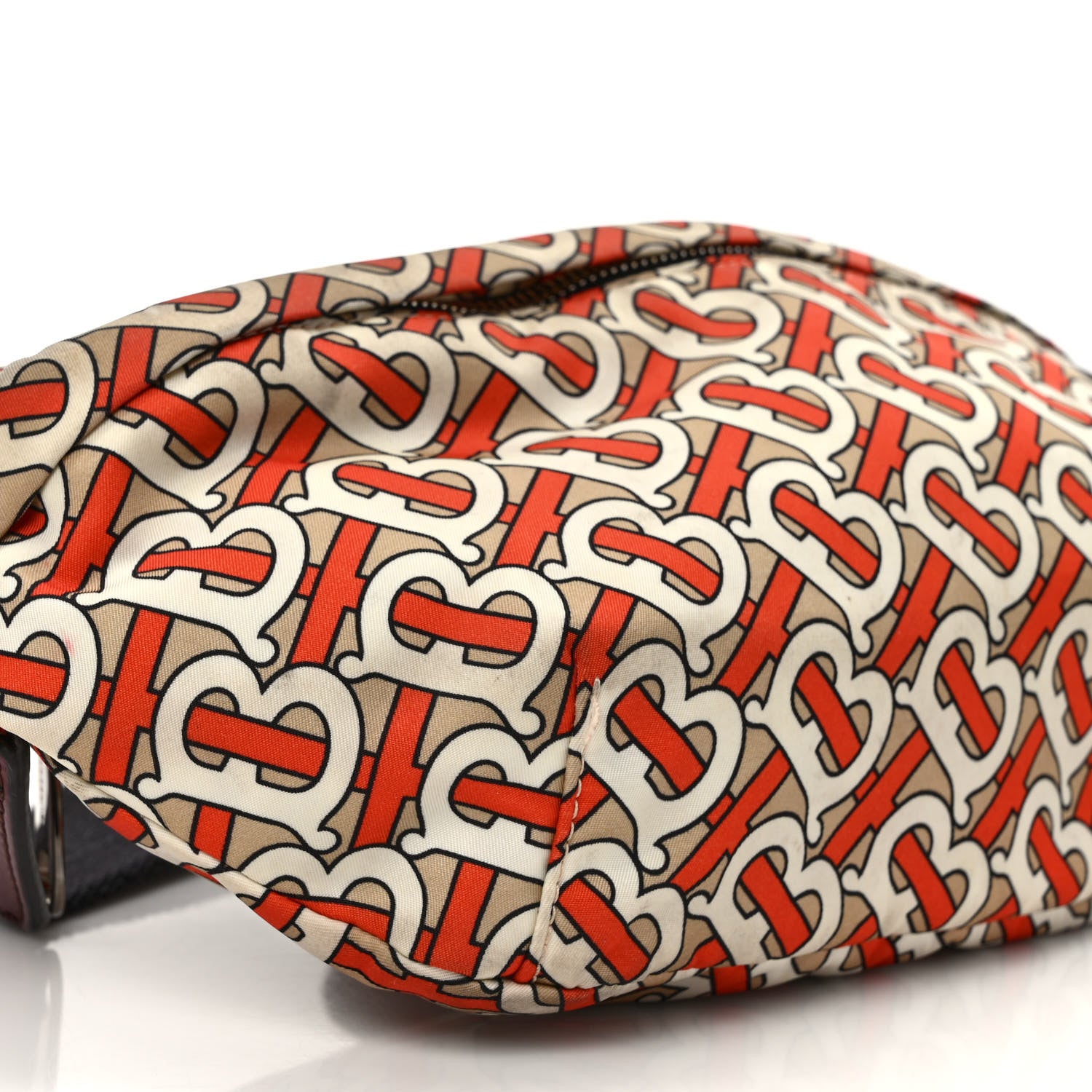 Burberry Nylon Monogram TB Sonny Bum Bag Vermillion 7 of 8