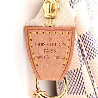 Louis Vuitton LOUIS VUITTON Damier Azur Mini Pochette Accessories 6 of 10