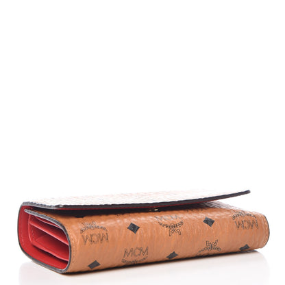 MCM Visetos Tri-Fold Wallet Cognac 4 of 11