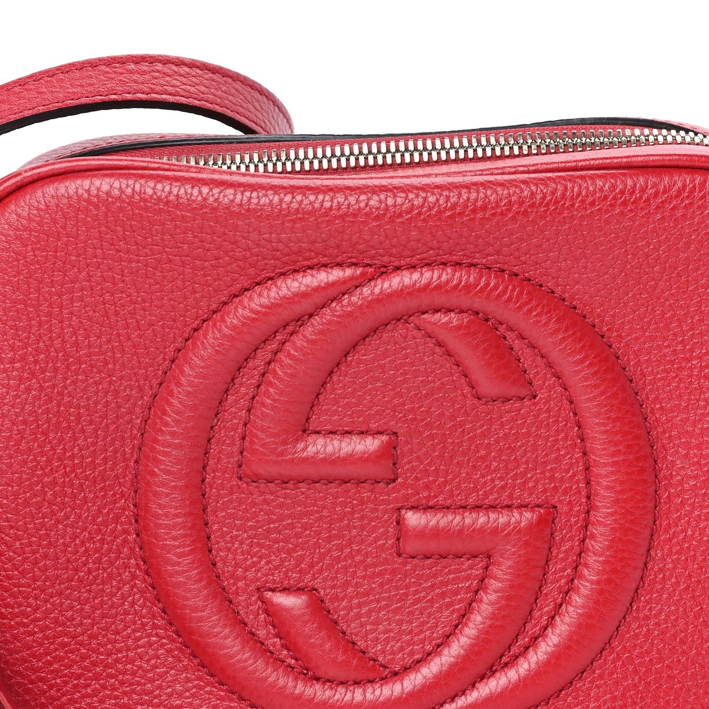 Calfskin Small Soho Disco Bag  Tabasco Red