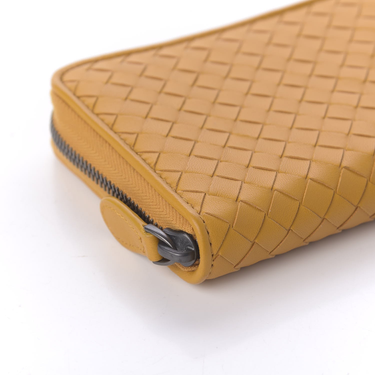 Bottega Veneta Nappa Intrecciato Zip Around Wallet Sunset 6 of 10