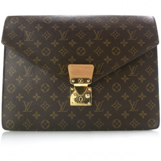 Louis Vuitton Monogram Porte-Documents Senateur Document Holder 1 of 8