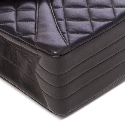 Chanel Lambskin Quilted Medium Single Flap Black 7 of 9