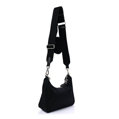 Prada Nylon Re-Edition 2005 Shoulder Bag Black 2 of 9