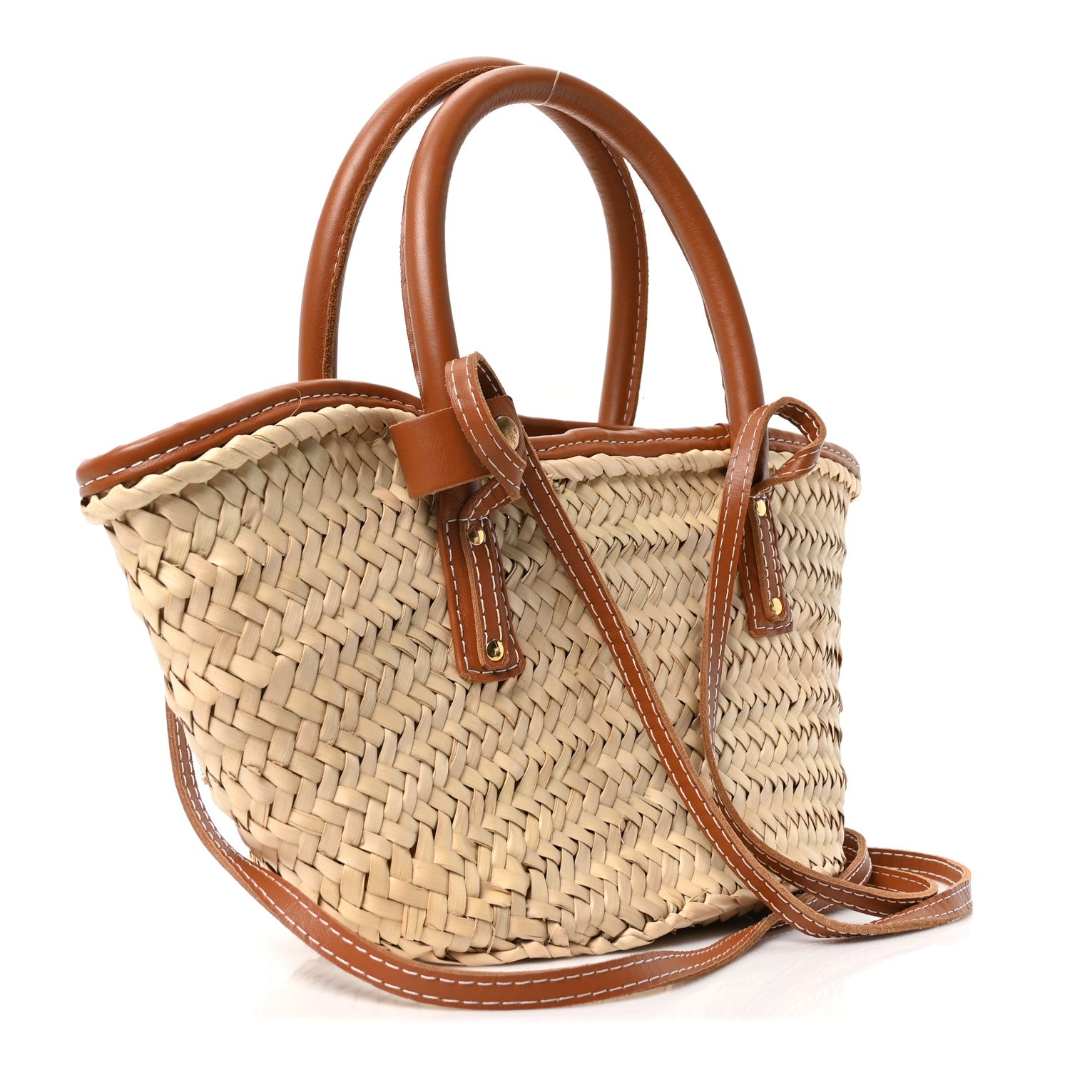 Jacquemus Raffia Le Petit Panier Soli Light Brown 3 of 9