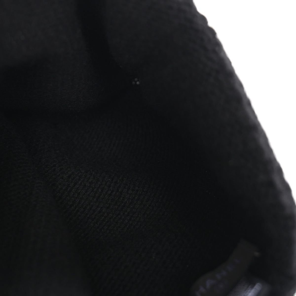 Chanel Cashmere CC Logo Beanie Hat Black 5 of 6