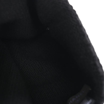 Chanel Cashmere CC Logo Beanie Hat Black 5 of 6