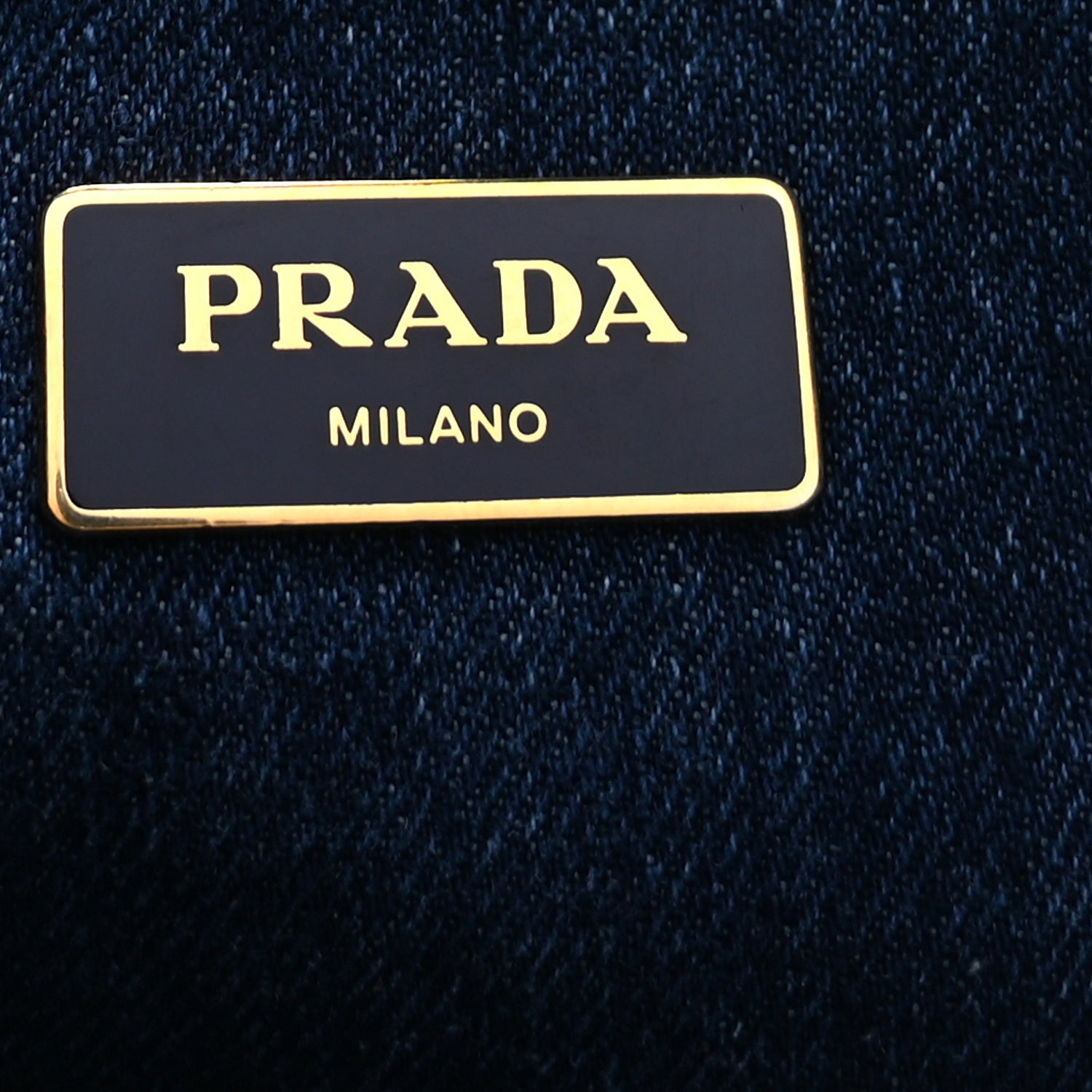Prada Denim Canapa Logo Tote  Avio 5 of 8