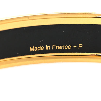 Hermes Enamel Printed Narrow Quadridge Bracelet 70 5 of 5