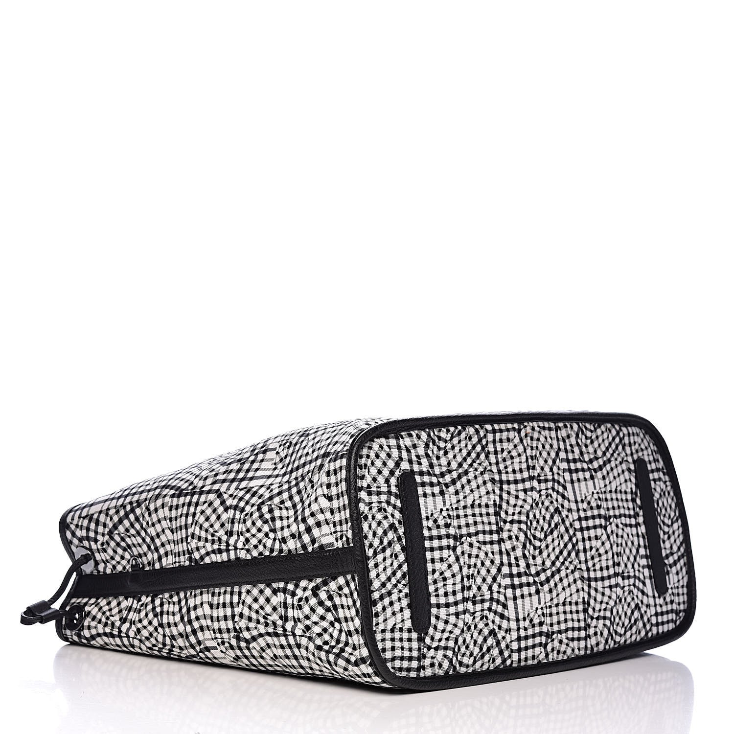 MCM Visetos Large Liz Reversible Shopper Tote Black 9 of 17