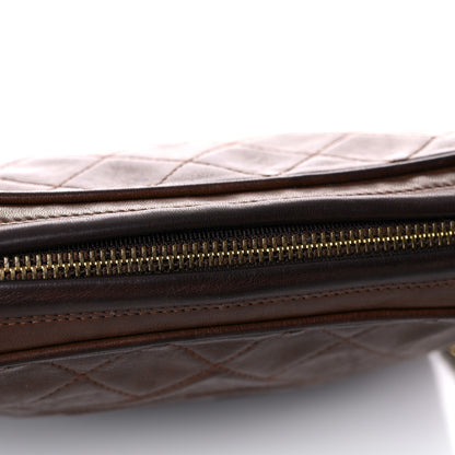 Chanel Lambskin Tassel Camera Case Brown 13 of 19