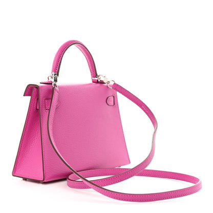 Hermes Chevre Mysore Mini Kelly Sellier 20 Magnolia 3 of 11