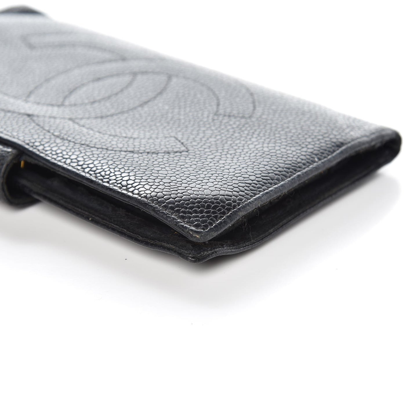 Caviar Timeless CC French Wallet Black