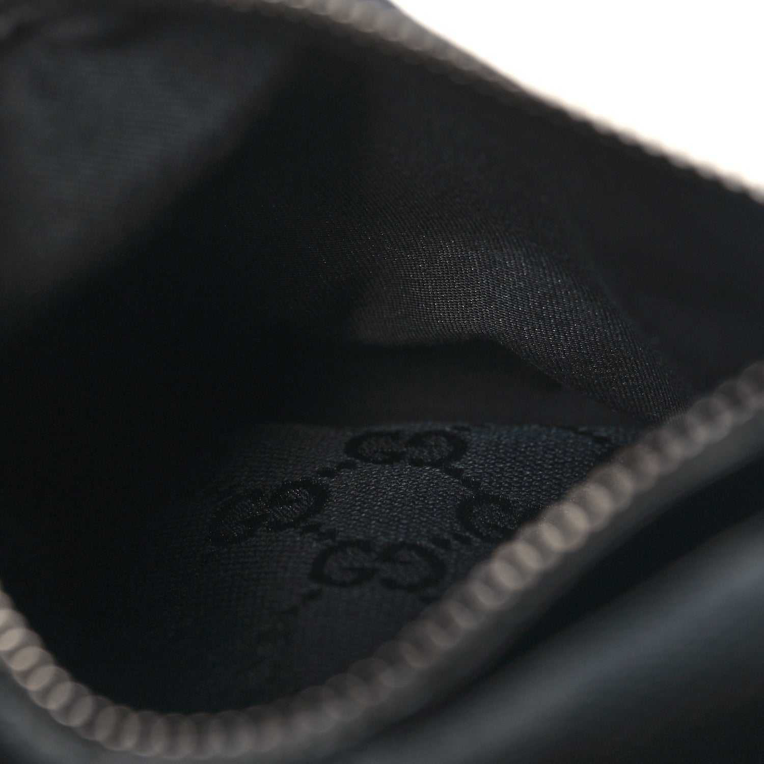 Gucci GG Monogram Double Pocket Belt Bag Black 7 of 12