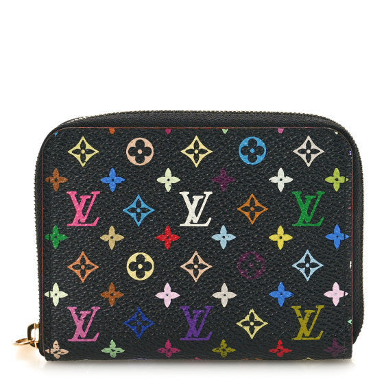 Louis Vuitton Monogram Multicolor Zippy Coin Purse Black Grenade 1 of 1