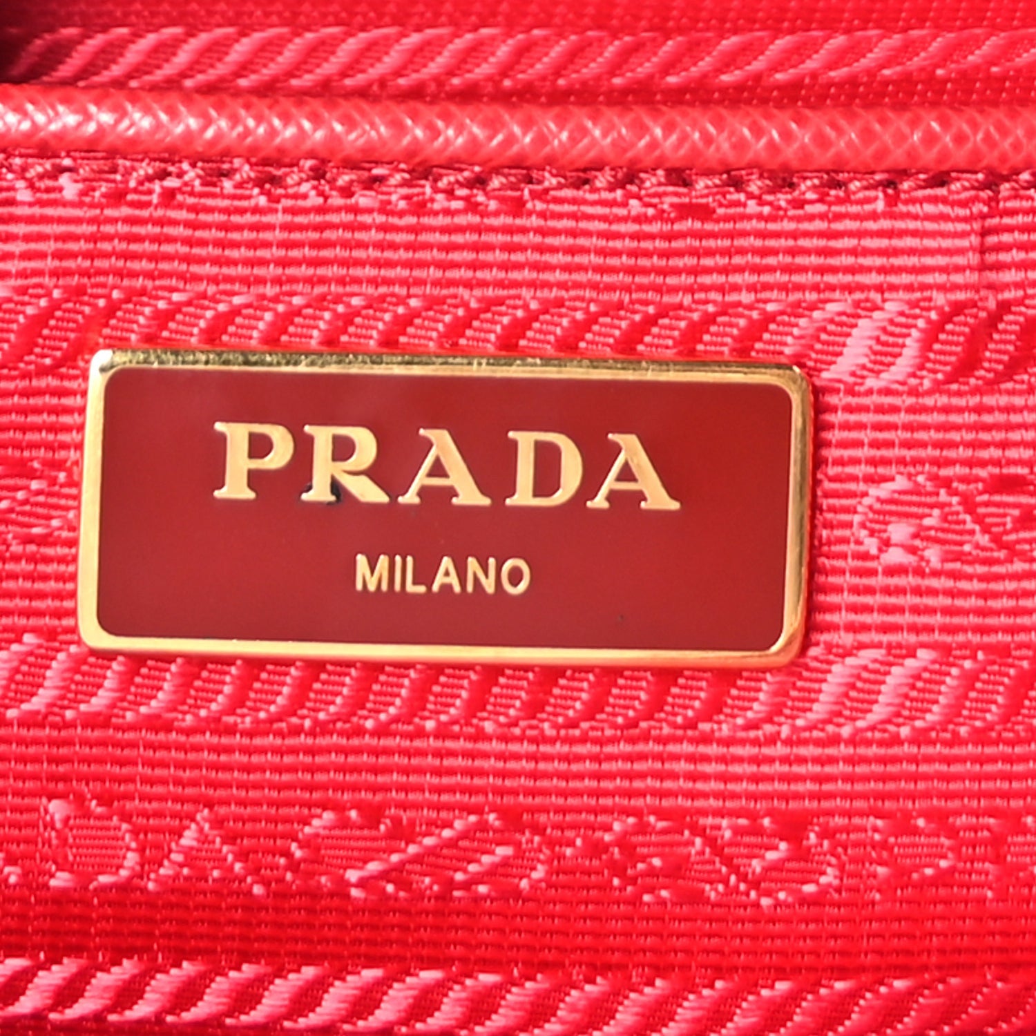 Prada Saffiano Lux Large Galleria Double Zip Tote Fuoco 5 of 8