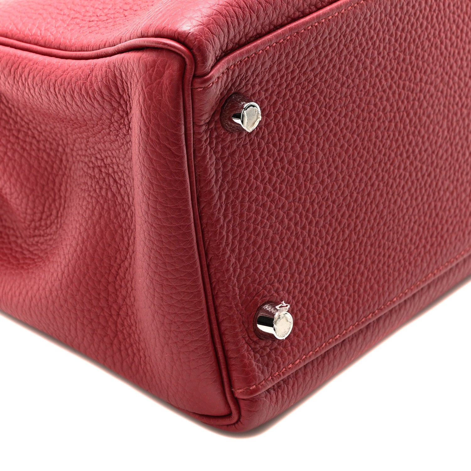 Hermes Togo Kelly Retourne 28 Rouge Grenat 10 of 10