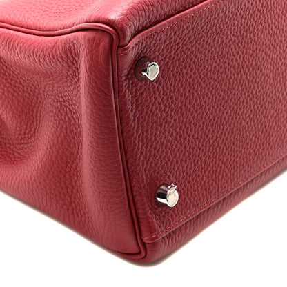 Hermes Togo Kelly Retourne 28 Rouge Grenat 10 of 10