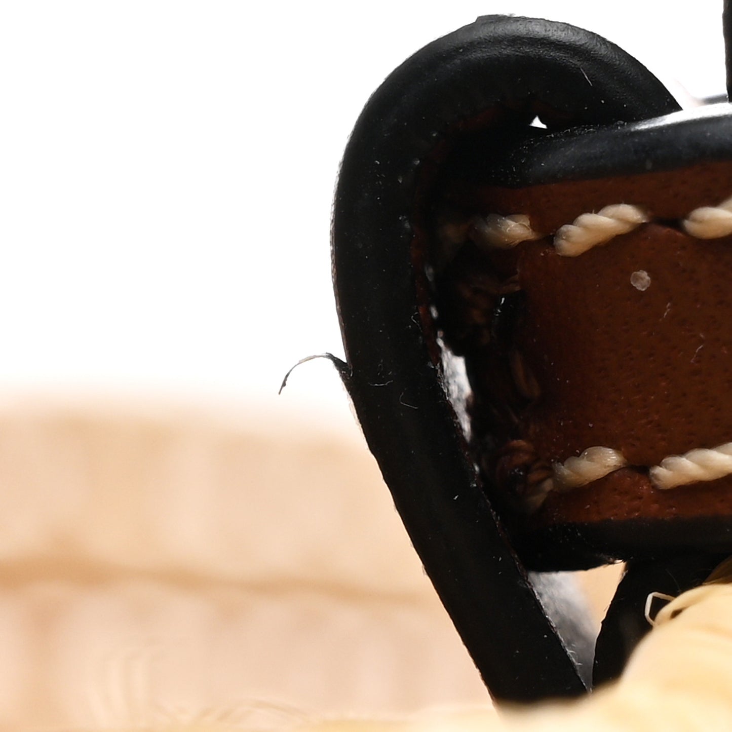 Raffia Small Square Basket Tote Bag Natural Tan