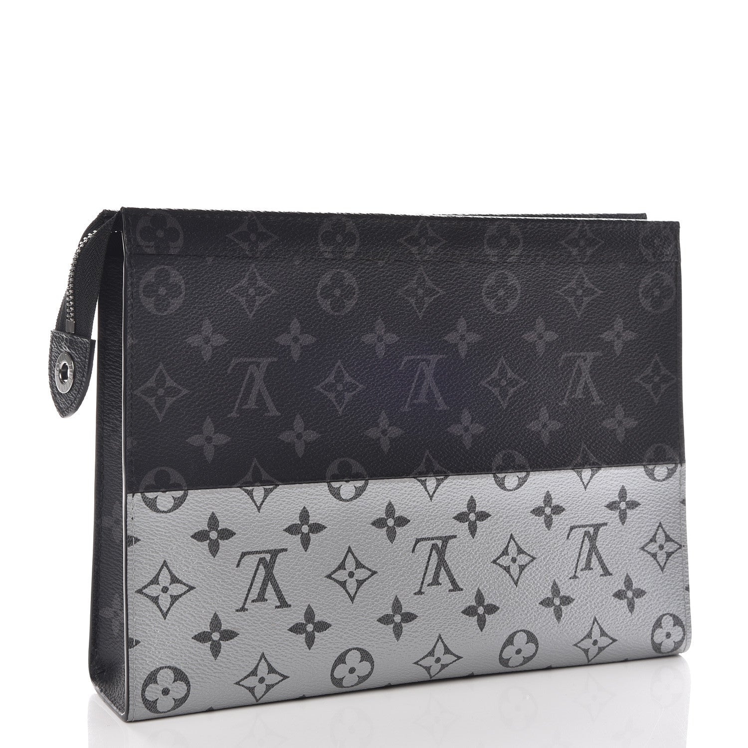 Louis Vuitton Monogram Eclipse Split Pochette Voyage MM 3 of 9
