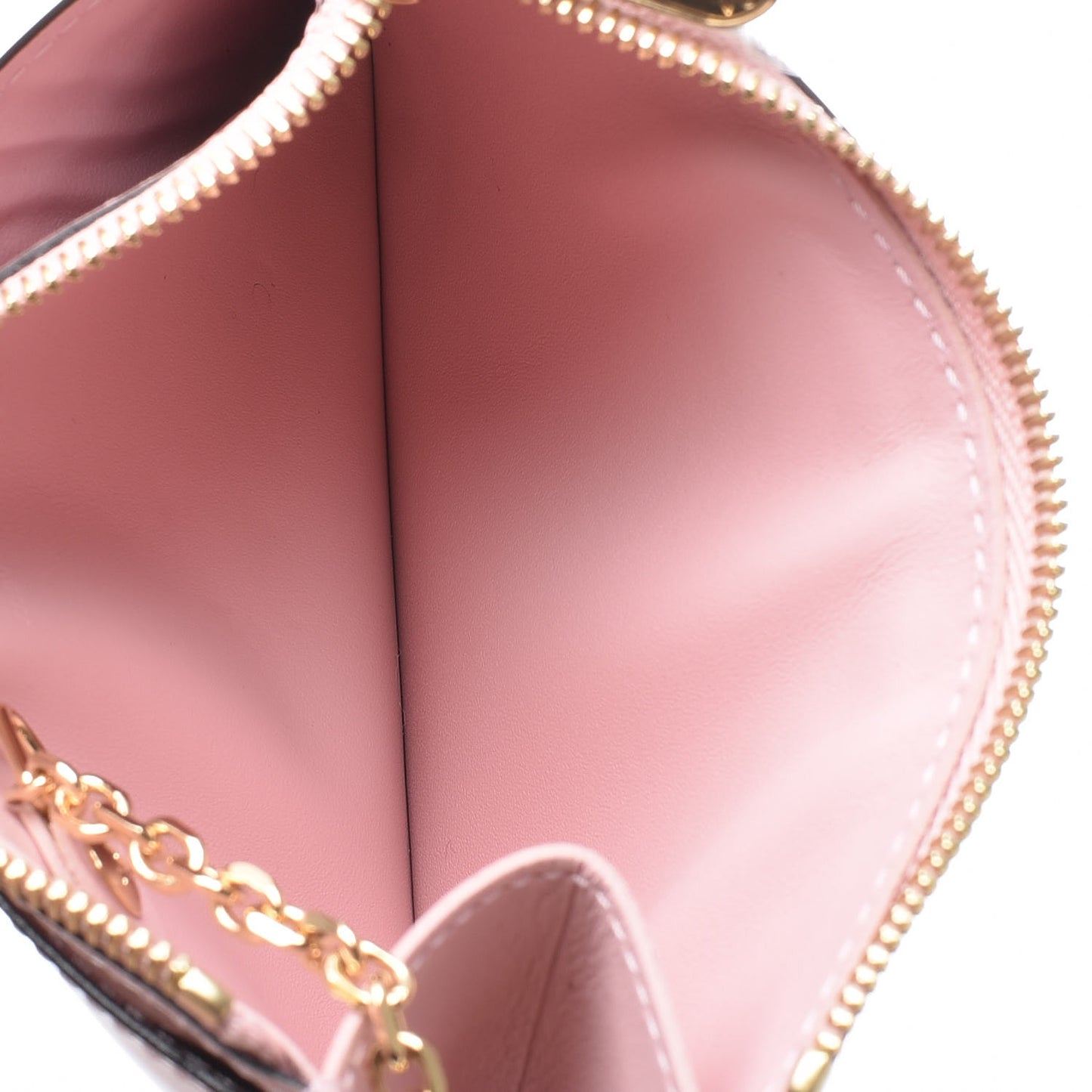 Patent Miroir Venice Key Pouch Rose Ballerine