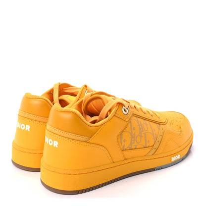 Christian Dior Smooth Calfskin Oblique Galaxy Mens B27 Low Top Sneakers 42  Yellow 5 of 11