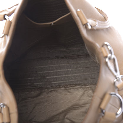 Prada Vitello Daino Shoulder Bag Sabbia 5 of 21