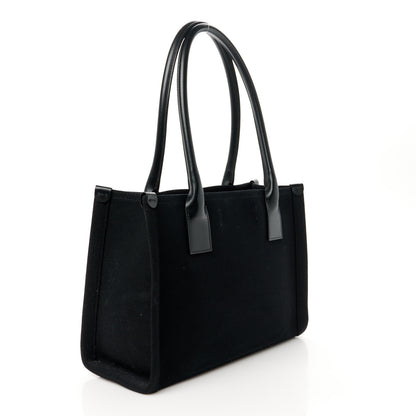 Christian Louboutin Canvas Nastroloubi Small Tote Black 3 of 9