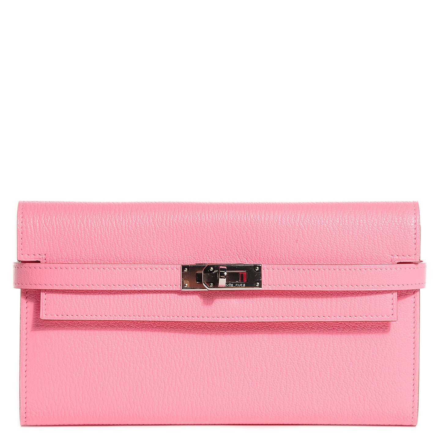 Chevre Mysore Kelly Longue Wallet Rose Confetti