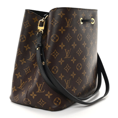 Louis Vuitton Monogram Neonoe MM Black 3 of 7