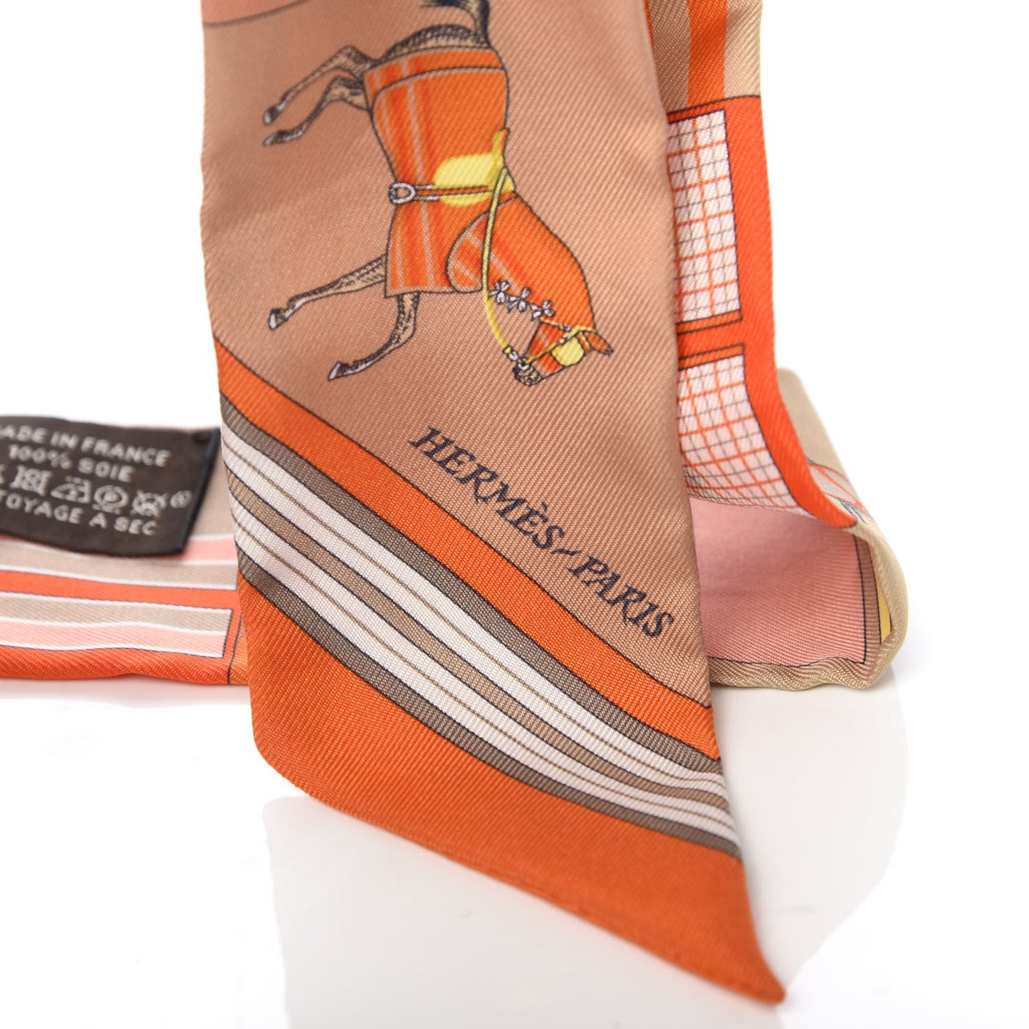 Silk Couvertures Nouvelles Twilly Orange Jaune Capucine