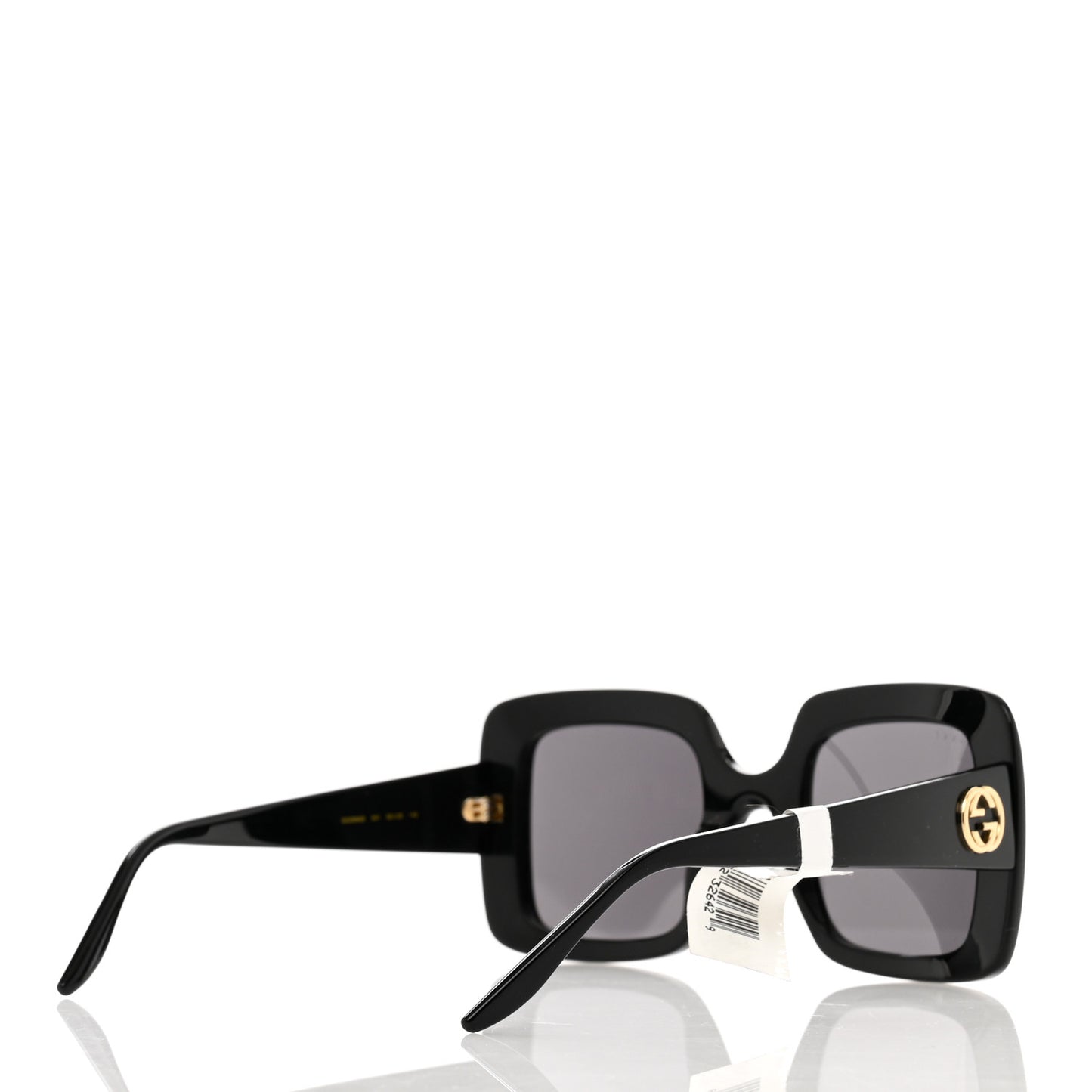 Acetate Square Frame Sunglasses GG0053S Black
