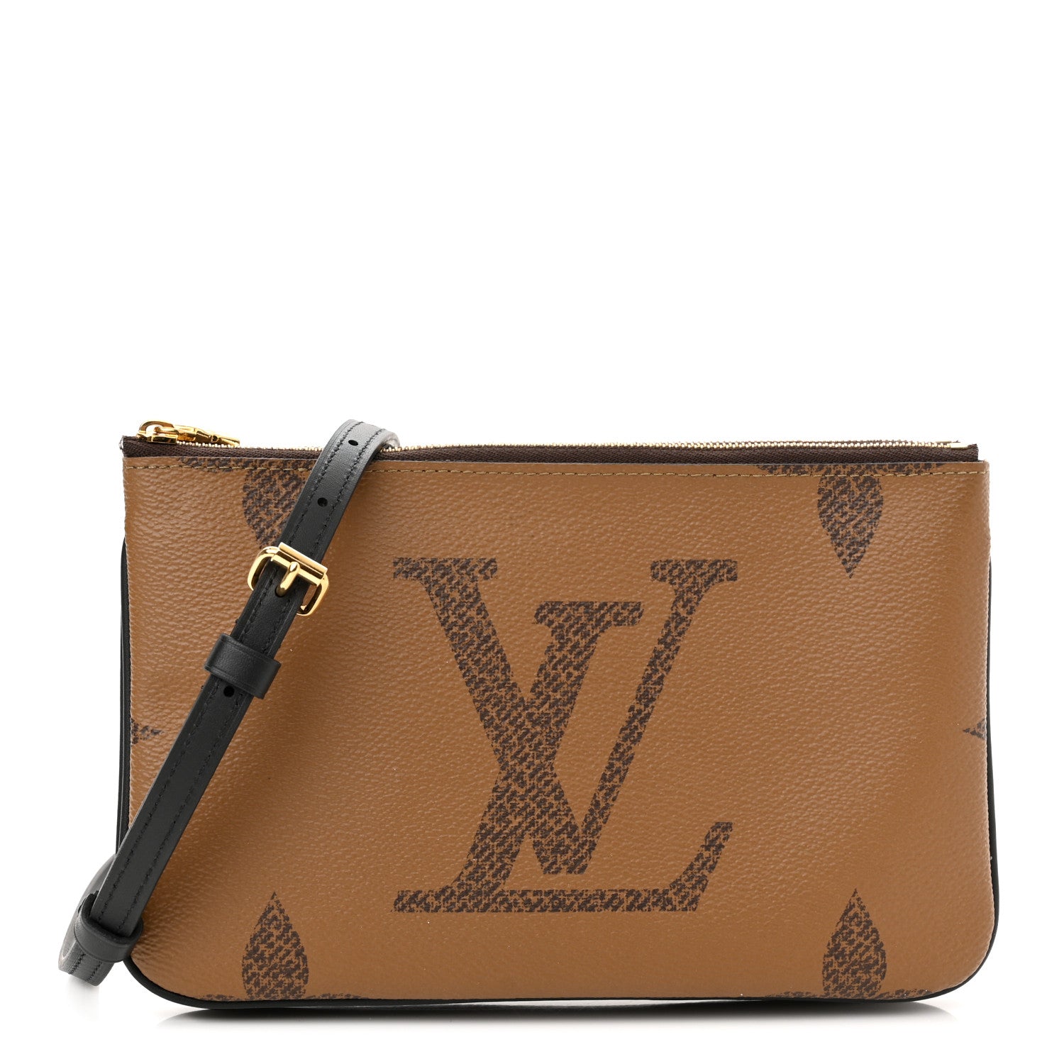 Louis Vuitton Reverse Monogram Giant Double Zip Pochette 1 of 10