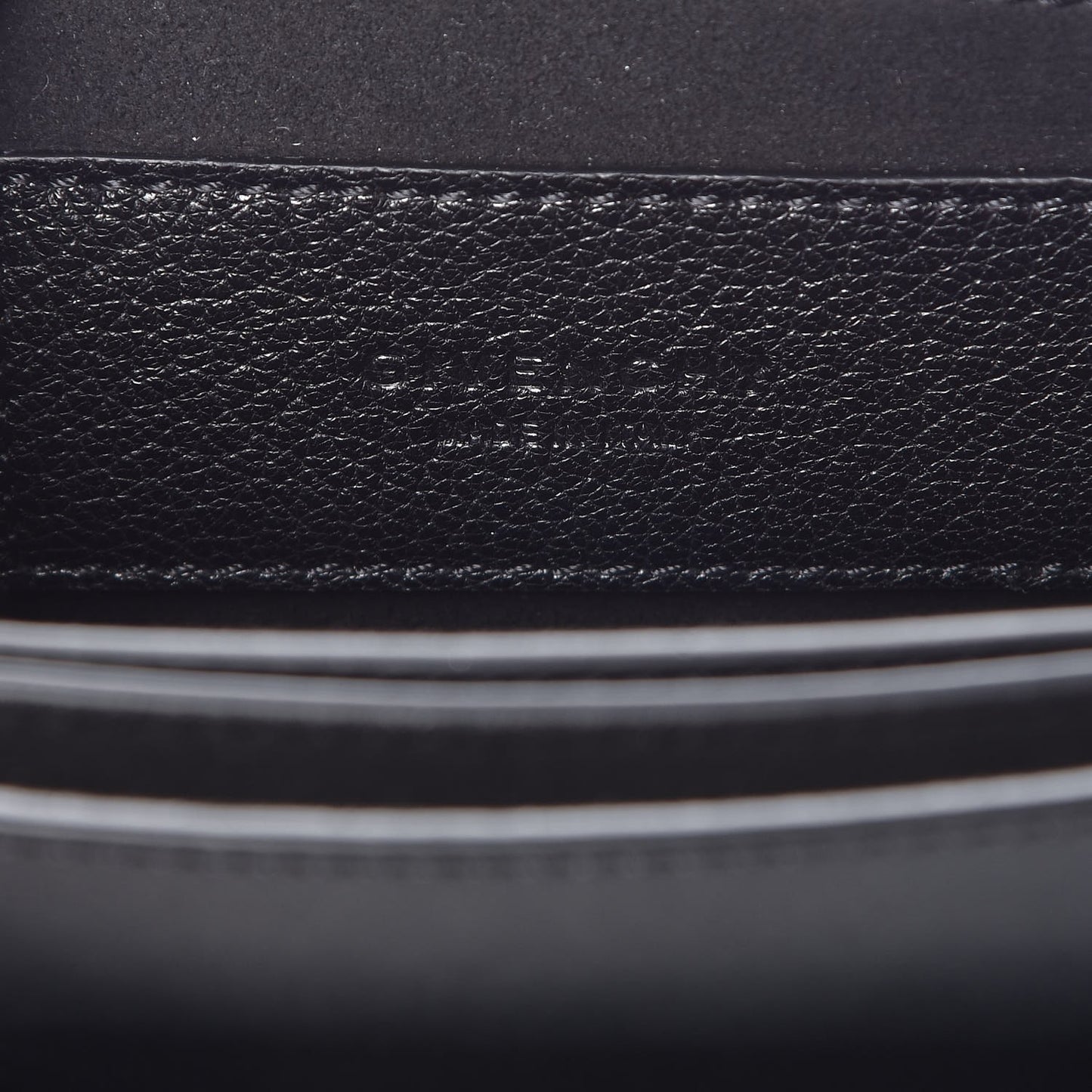 Goatskin Mini GV3 Shoulder Bag Black