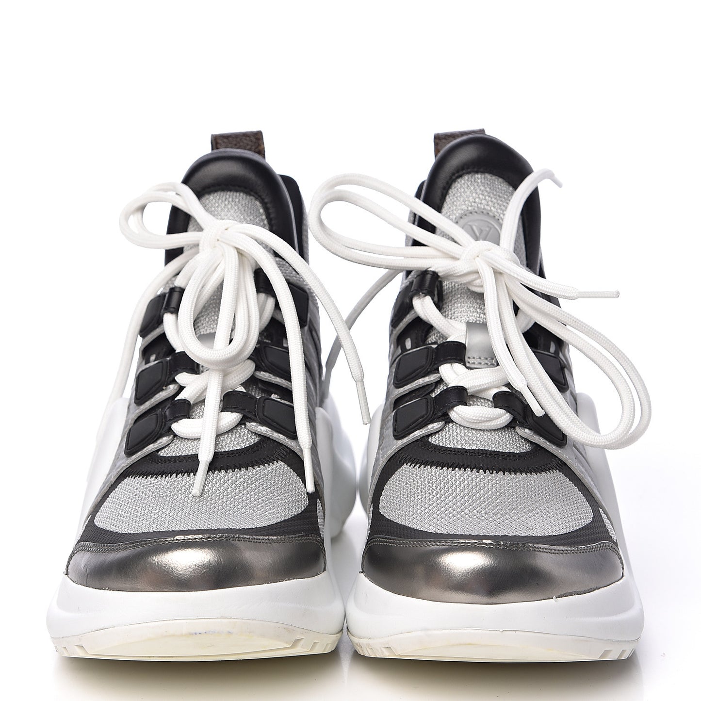 Calfskin Technical Nylon LV Archlight Sneaker 36.5 White