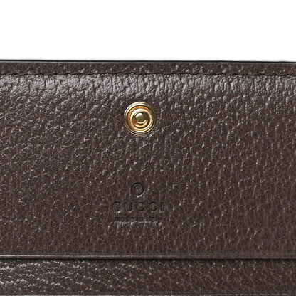 Gucci GG Supreme Monogram Web Ophidia Card Case Beige New Acero 5 of 6