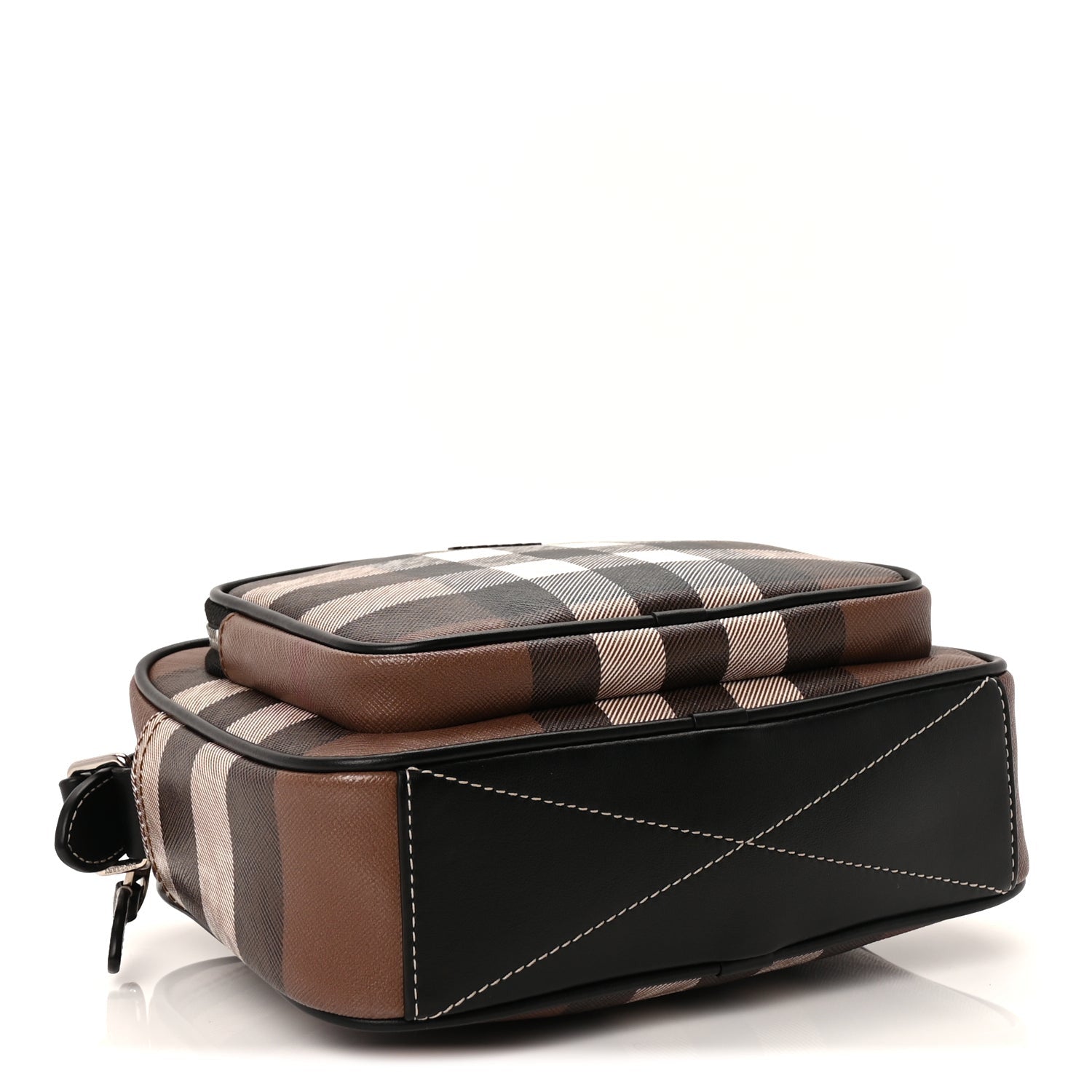 Burberry Canvas Check Paddy Messenger  Birch Brown 3 of 8
