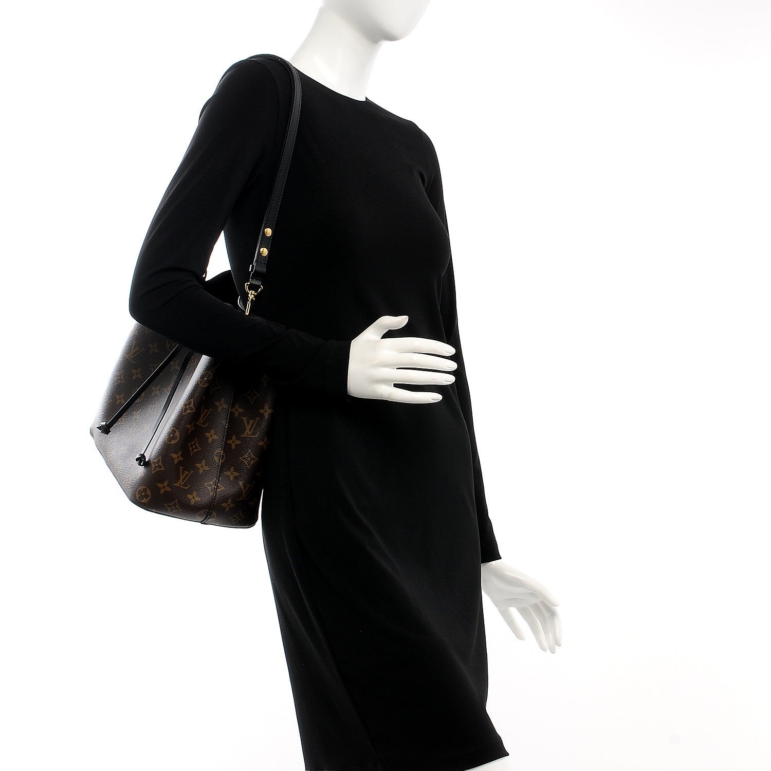 Louis Vuitton Monogram Neonoe MM Black 2 of 6