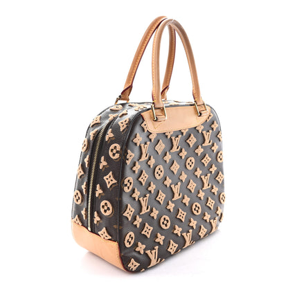 Louis Vuitton Monogram Tuffetage Deauville Cube Caramel 3 of 10