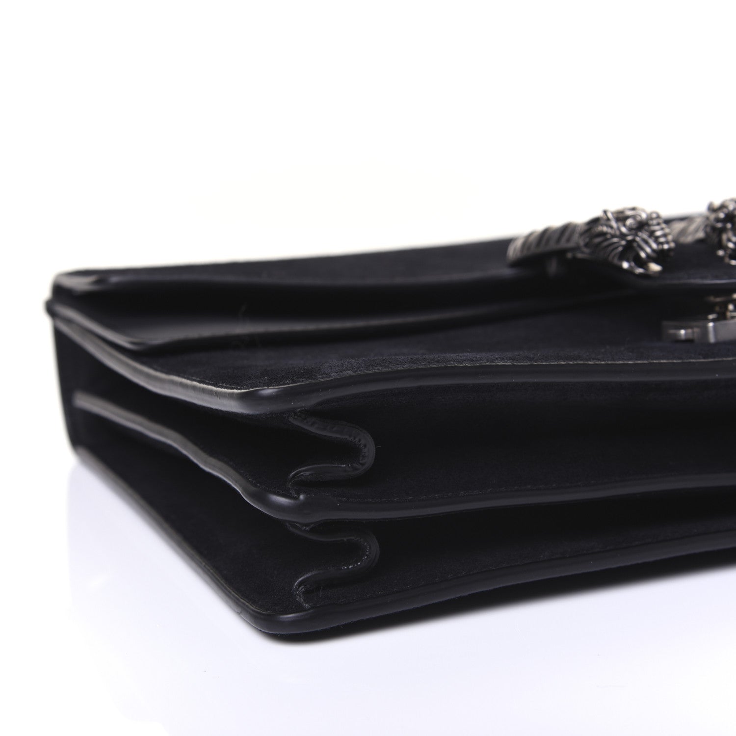 Gucci Suede Medium Dionysus Shoulder Bag Black 6 of 11