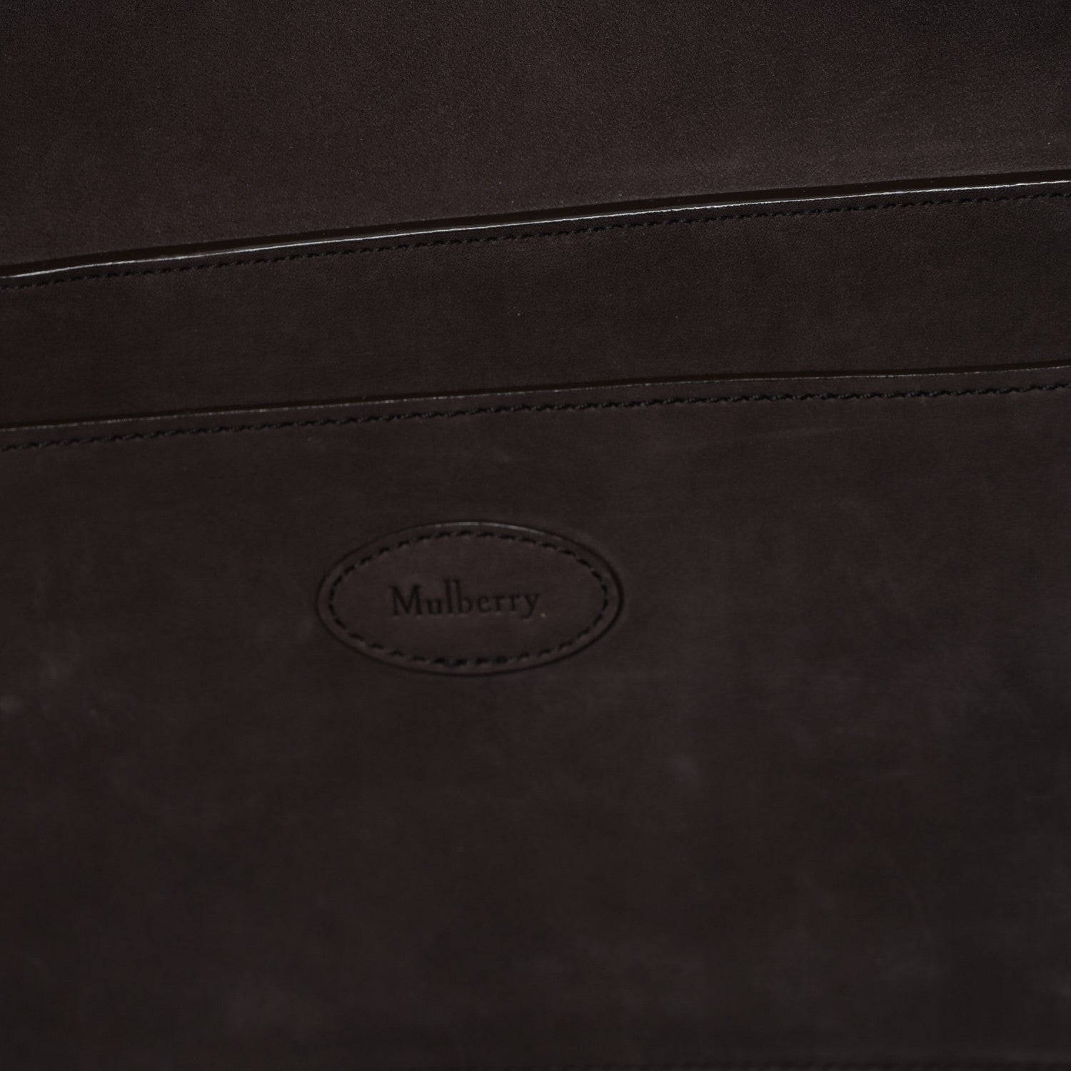 Mulberry MULBERRY Nubuck Small Soft Bayswater Satchel Ebomy 6 of 7