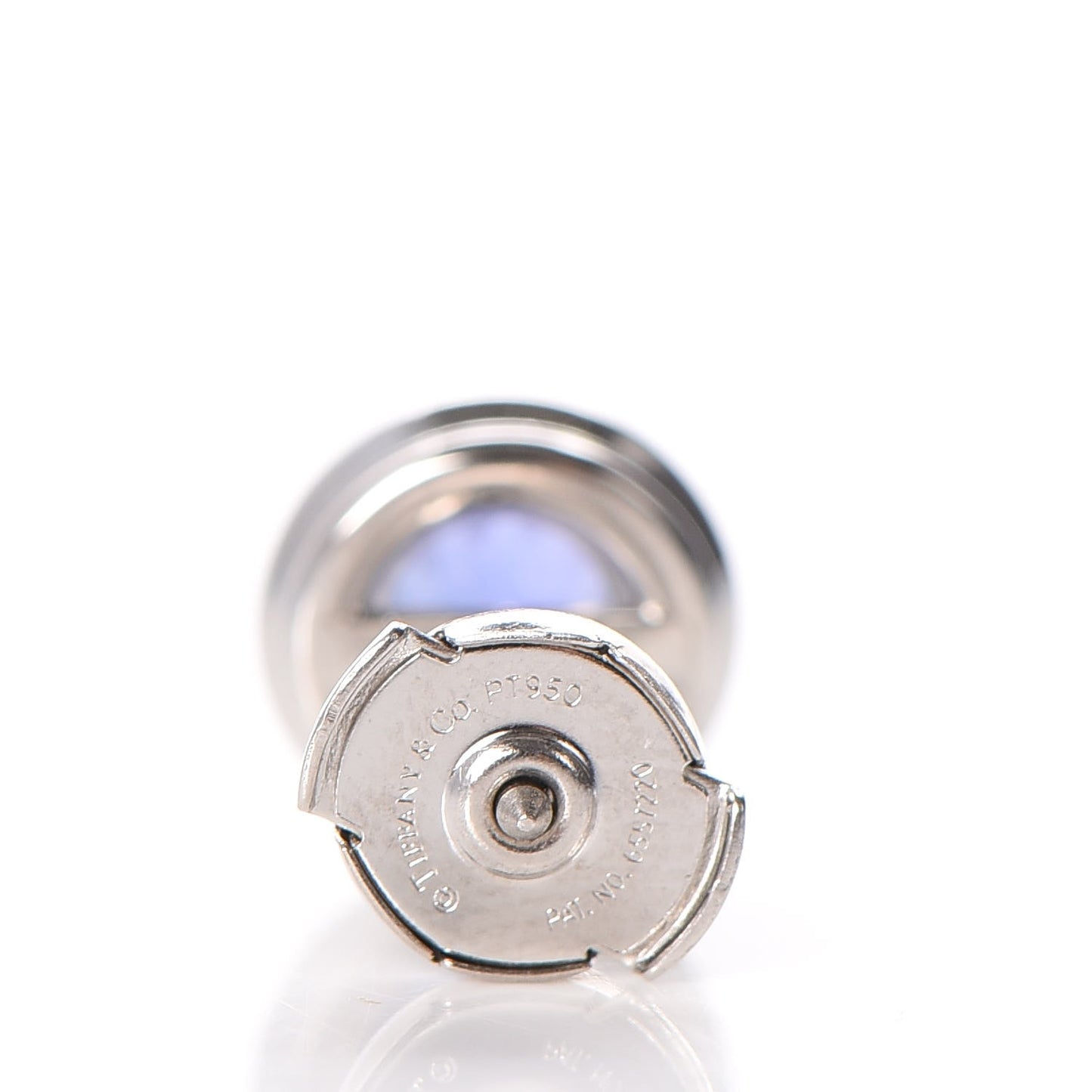 Platinum Diamond Sapphire Soleste Earrings