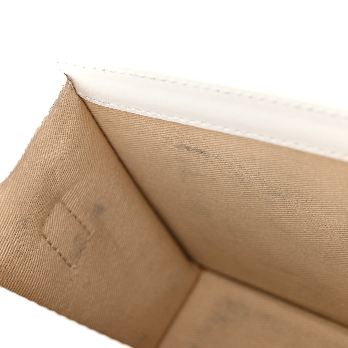 Smooth Calfskin Le Grand Bambino White