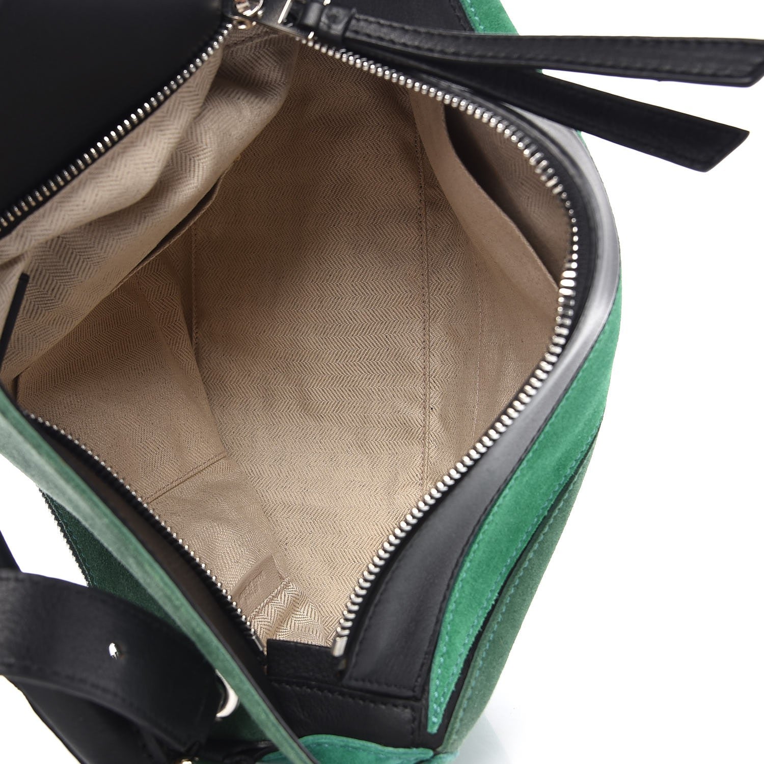 Loewe Suede Medium Bag Green 6 of 8